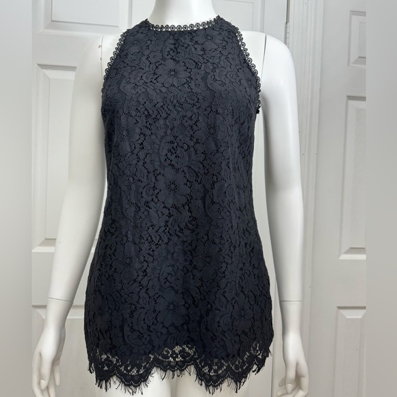 Cabi Tops - Cabi Black Lace Detail Top Size XS
